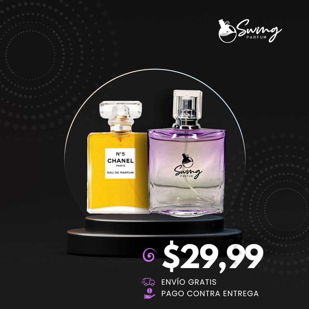 1 Perfume de Larga Duración SwingParfum 100ML Simil Chanel No 5