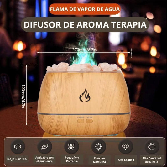 Oferta Día de la Madre 50% off. 1 Difusor de Aroma, con Sales del Himalaya + 1  Fragancia de 10ml Gratis